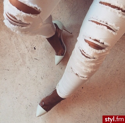 Jeansy Spodnie Moda