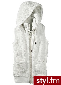 Bonprix Kamizelka z polaru ecru 973887_17026 - Kamizelki Okrycia Moda
