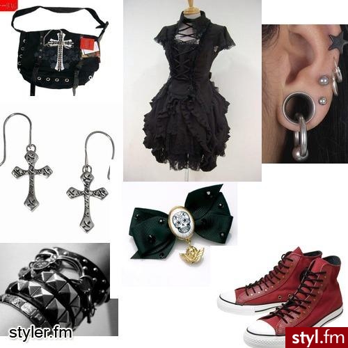_gothic_. fajny zestaw dla gotów - Styler