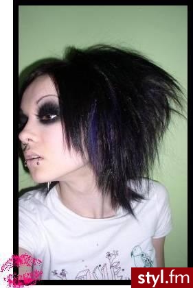 EMO Alternatywne Średnie Fryzury