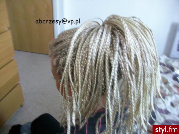 Blond Warkocze Proste Na co dzień Długie Fryzury