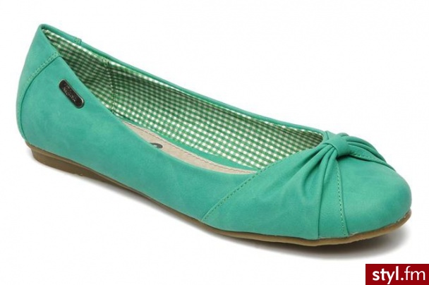 Refresh Balerinki TARATUCHE by (zielony) - Balerinki Buty Moda