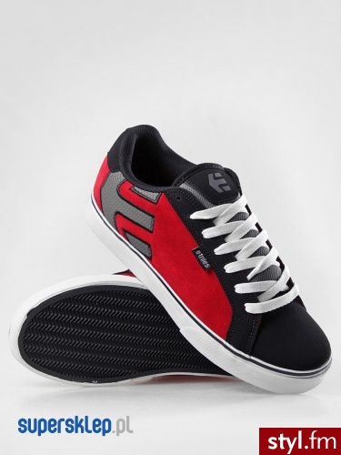 Etnies BUTY FADER VULC (RED/BLK/GRY) 42.5 Skate Czarny - Pozostałe Buty Moda