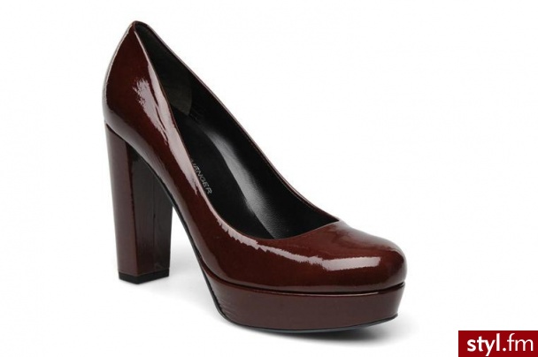 Kennel &amp; Schmenger CZÓŁENKA ANNIA BY 59096soft patent bordo ( bordeaux ) - Czółenka Buty Moda