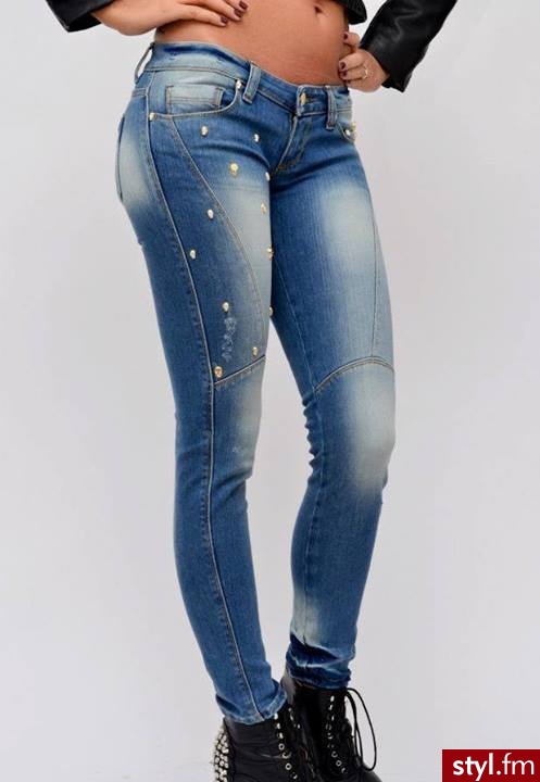 Jeansy Spodnie Moda