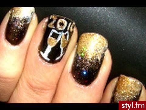 happy new year - Paznokcie