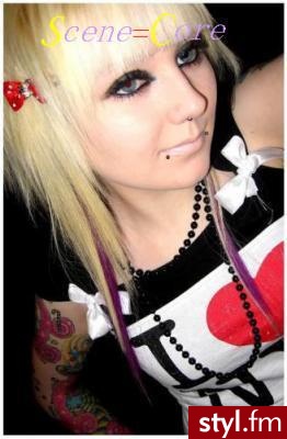 EMO Alternatywne Średnie Fryzury