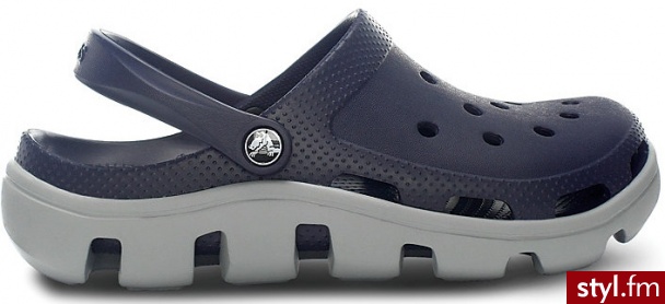 Crocs Duet Sport Clog Navy/Light Grey M10/W12 - Klapki Buty Moda