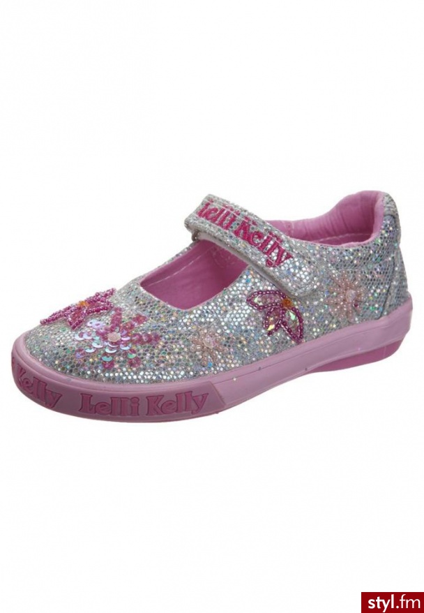 Lelli Kelly GLITTER JEWEL DOLLY Baleriny z zapięciem srebrny - Balerinki Buty Moda