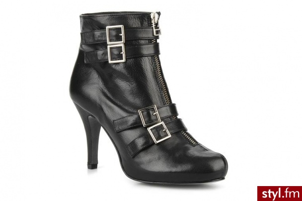 Emma Go PÓŁBUTY I BOTKI EDGE BY (CZARNY) (Czarny) - Botki Buty Moda