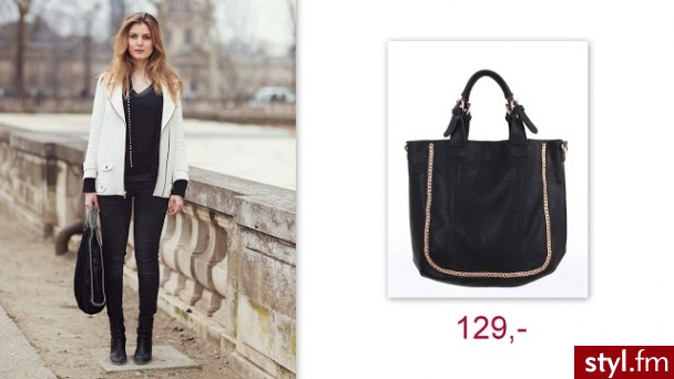 Torba z łańcuchem - znajdziecie na stronie - ModneNiebo.pl - Torebki na co dzień Torebki Moda