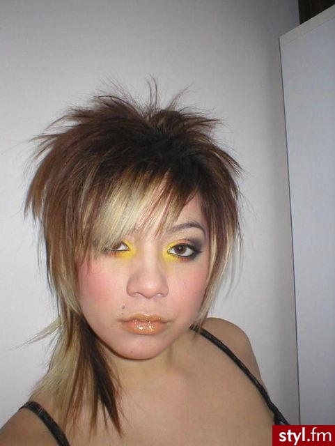EMO Alternatywne Średnie Fryzury