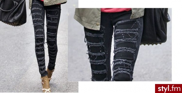 Jeansy Spodnie Moda