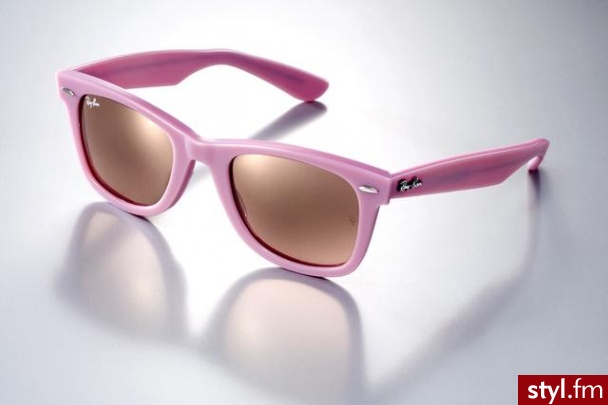 Okularki od Ray-Ban xD - Nakrycia głowy Dodatki Moda