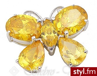 Violette Srebrna zawieszka motylek B0620 925 - Wisiorki Biżuteria Moda
