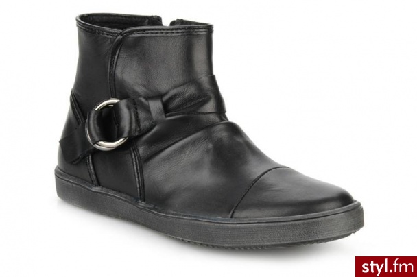 Acebo's PÓŁBUTY I BOTKI FABRIZIO BY ACEBO'S (Czarny) - Botki Buty Moda