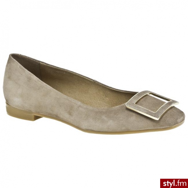 Gino Rossi Baleriny DAF251-4900-616-T-3100 - Balerinki Buty Moda