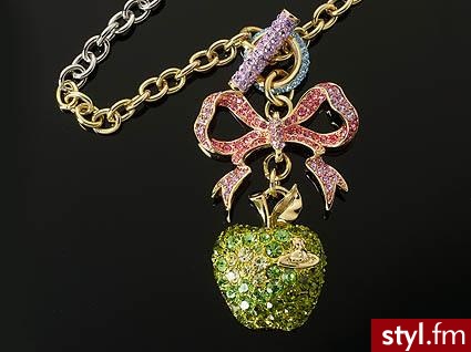 jabłko z kokardka od Vivienne Westwood - 345.45$ - Pozostałe Dodatki Moda
