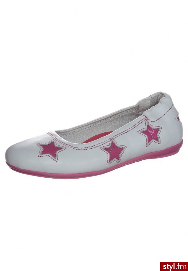 Braqeez Baleriny biały 13162 - Balerinki Buty Moda