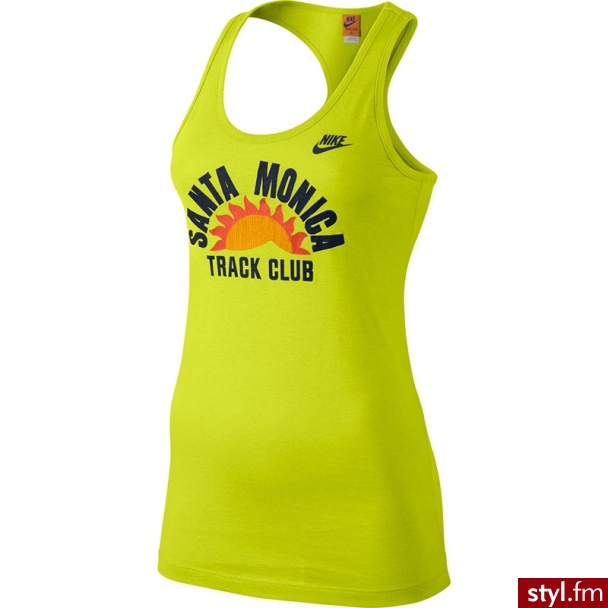 Nike koszulka do biegania damska RUNNING SANTA MONICA TANK (534242-376) - Bluzki Ciuchy Moda