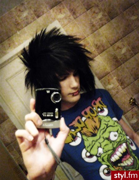 EMO Alternatywne Średnie Fryzury
