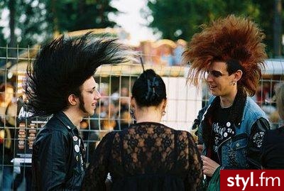 Punk Rock Alternatywne Średnie Fryzury