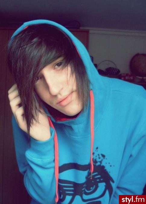 EMO Alternatywne Średnie Fryzury