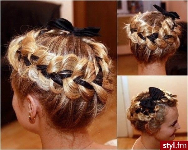 Blond Upięcie Proste Na co dzień Długie Fryzury