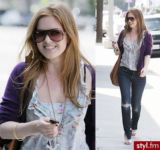 Isla Fisher. - Moda uliczna Inne Moda