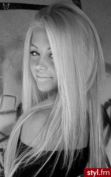 Blond Rozpuszczone Proste Na co dzień Długie Fryzury