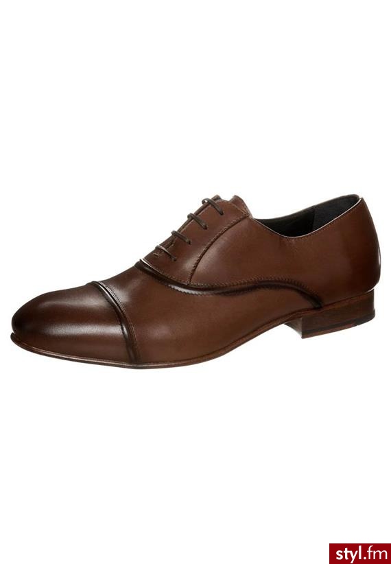 HUDSON SHOES OKSFORDKI BRĄZOWY (Arlo) - Pozostałe Buty Moda