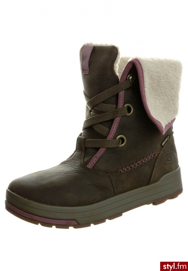 Keen SNOWMASS LOW BOOT Kozaki zimowe brązowy - Kozaki Buty Moda
