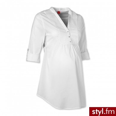 Esprit Tunika dla kobiet w ciąży kolor biały - Tuniki Ciuchy Moda