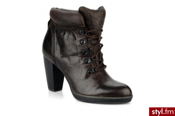 One Step PÓŁBUTY I BOTKI RUAN BY ONE STEP (Brązowy) - Botki Buty Moda