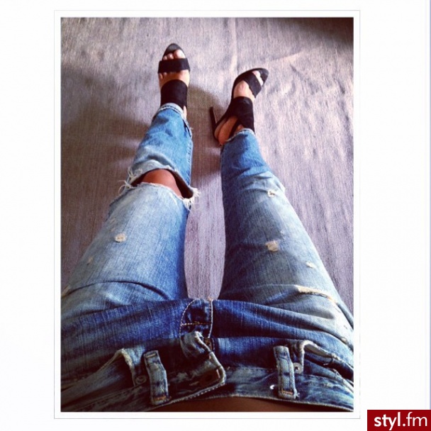 Jeansy Spodnie Moda