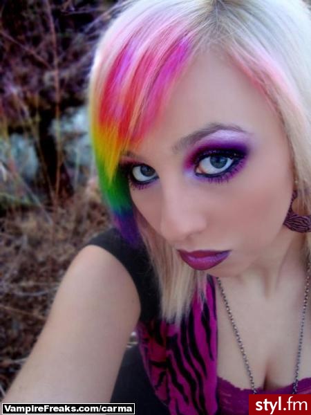 EMO Alternatywne Średnie Fryzury