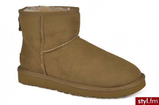 Ugg Australia PÓŁBUTY I BOTKI CLASSIC MINI BY UGG AUSTRALIA (Brązowy) - Botki Buty Moda