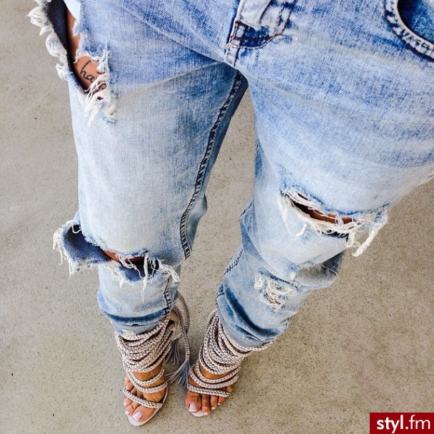 Jeansy Spodnie Moda