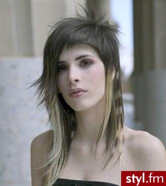 Średnie Fryzury