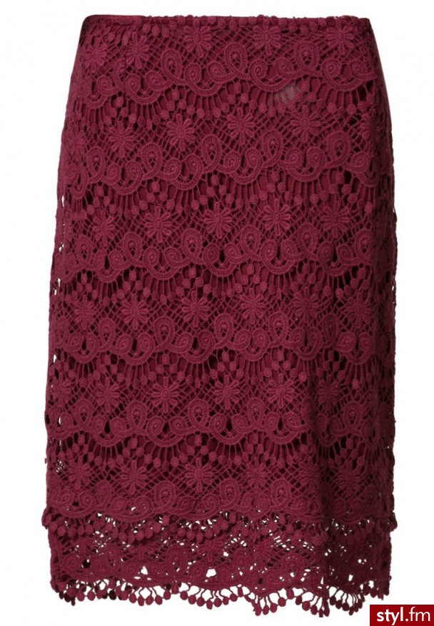 mint&berry Spódnica mini czerwony (MB-0713-0675) - Pozostałe Spódnice Moda