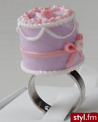 Pierścionek - tort. - Pozostałe Dodatki Moda