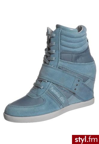 Pantofola d`Oro BELLA Botki na koturnie niebieski - Botki Buty Moda