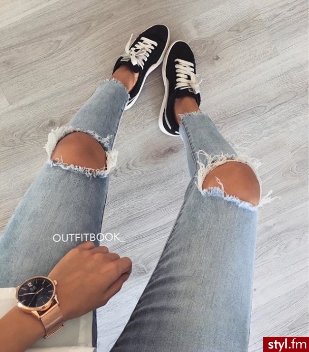 Jeansy Spodnie Moda