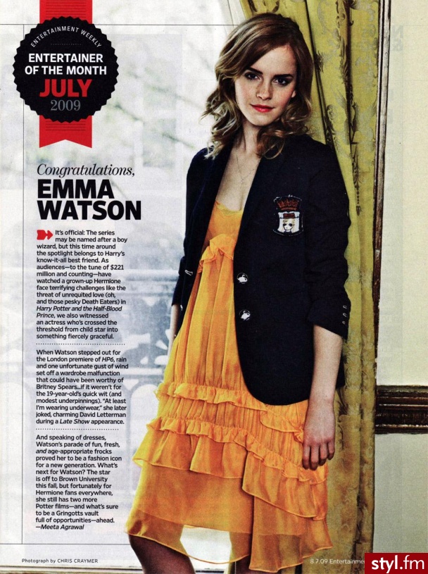 Emma Watson. Emma Watson - Pozostałe Ciuchy Moda