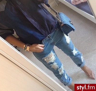 Jeansy Spodnie Moda