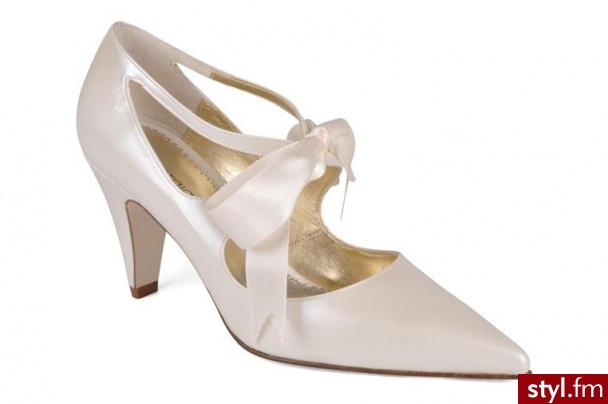 Georgia Rose CZÓŁENKA SHANNIE BY GEORGIA ROSE (Biały) - Czółenka Buty Moda