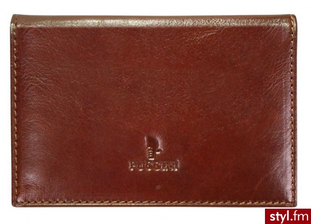Puccini Czerwone etui na karty / wizytówki Master Piece P-1807 czerwony - Portfele i etui Dodatki Moda