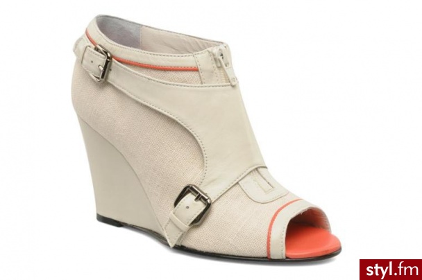 Charlotte Vanel PÓŁBUTY I BOTKI ELMA BY CHARLOTTE VANEL (Biały) - Botki Buty Moda