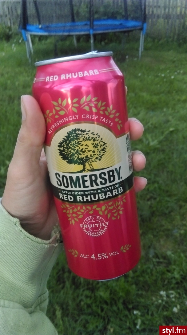 somersby red rhubarb - Kuchnia