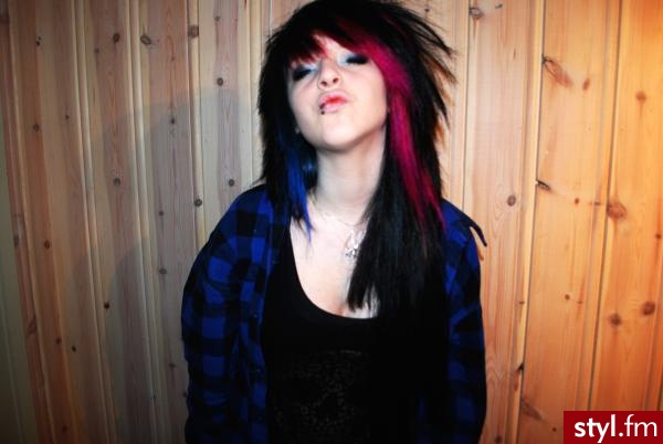 EMO Alternatywne Średnie Fryzury